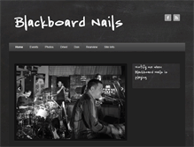 Tablet Screenshot of blackboardnails.com